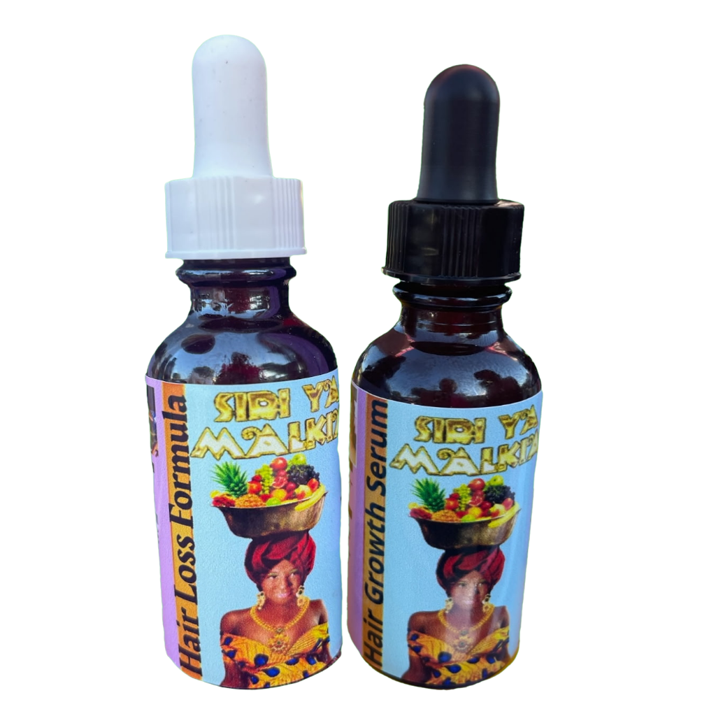Siri Ya Malkia Hair Growth Serum & Hair Loss Formula Duo
