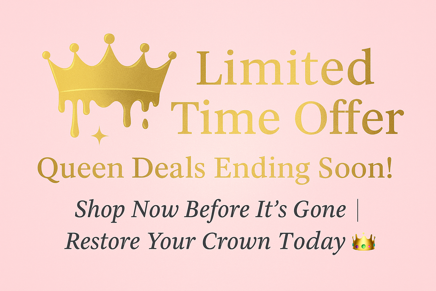 Shop luxury beauty that heals- before this offer ends.